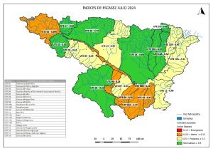 Publicados los indicadores de sequía y escasez de julio de 2024